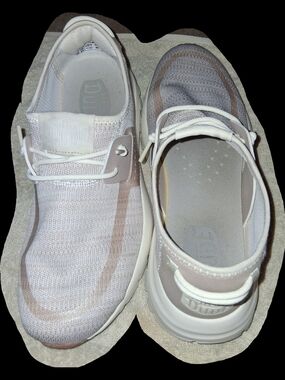 Hey Dude Women's Slip-On Knit Sneakers - Cream/Tan